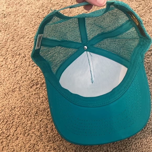 NWOT BASS PRO teal snap back trucker hat - Picture 3 of 4
